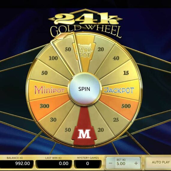 24K | Jackpot | Gold Wheel bonusspel