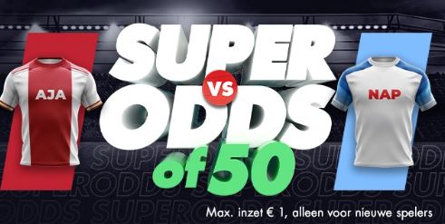 Freebets op 4 oktober bij Ajax tegen Napoli