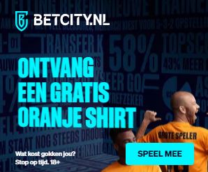 Ontvang een gratis oroanje t-shirt bij BetCity