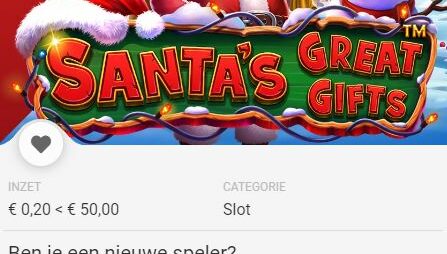 ontvang tot 5.000x je inzet deze kerst op Circus casino