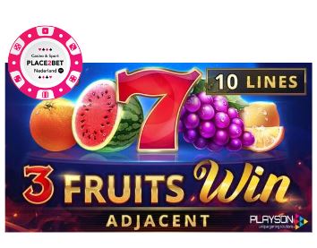 Playson’s 3 Fruits Win: 10 lijnen