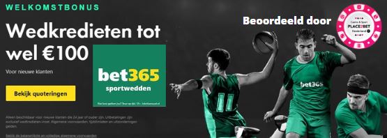 Welkomstbonus bet365 sportwedden Nederland