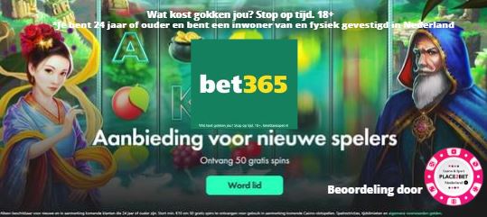 Bet365 casino graits spins voor nieuwe spelers