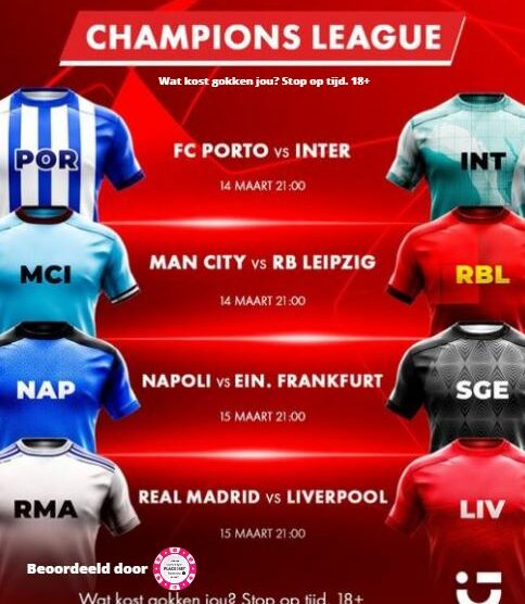 Champions League van 15/03 op Circus.nl