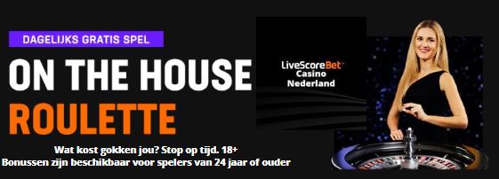 LiveScoreBet Casino gratis roulette spel