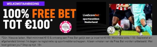 LiveScoreBet sportwedden Nederland Welkomstbonus