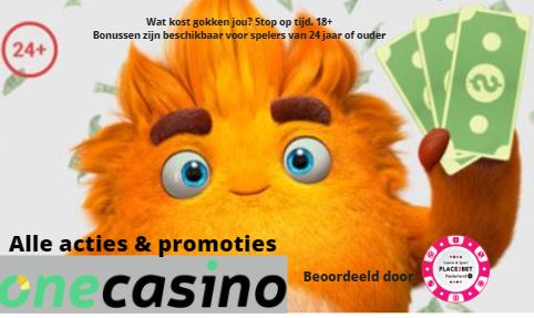 OneCasino acties en promoties