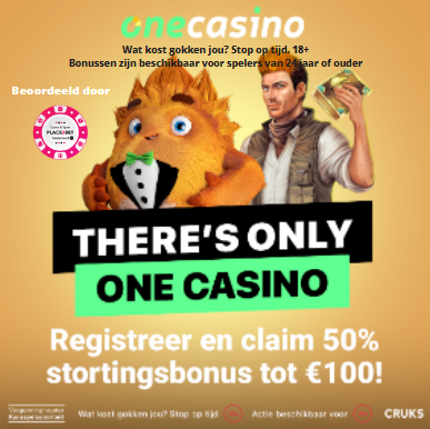Onecasino.nl welkomstbonus