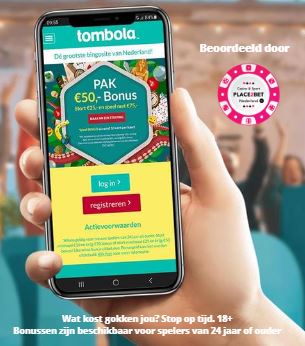 Pak €50 bonus op tombola.nl