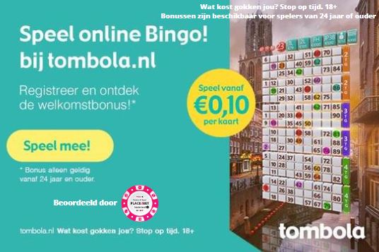 Speel bingo bij Tombola