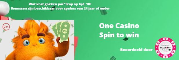 Spin to win bij onecasino.nl
