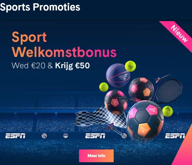 welkomstbonus Holland Casino sportwedden