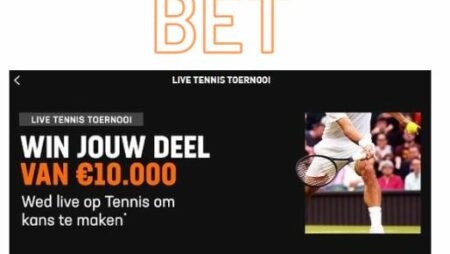 LiveScoreBet | Wed live op tennis en win jouw deel van de €10000