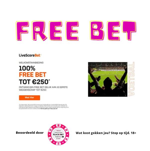 LiveScorebet welkomstaanbieding