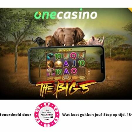 Exclusief: The Big Five Slot van One Casino