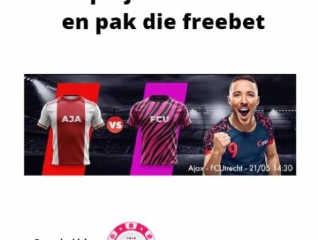 Bet op Ajax – FC Utrecht en pak die freebet!