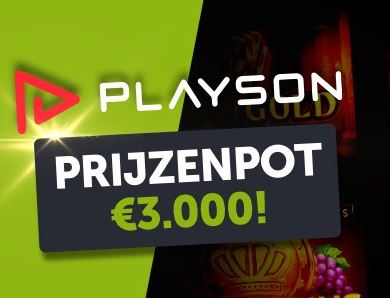 Playson toernooi prijzenpot