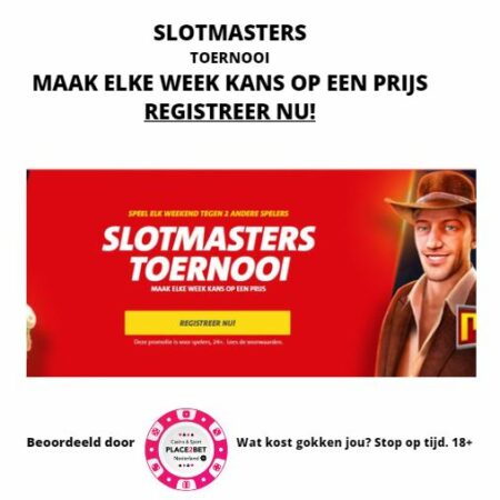 Neem de komende weekends deel aan het slotmasters toernooi