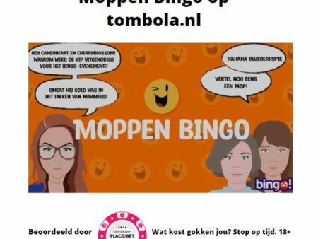 Beleef een hilarische avond bij Tombola met moppen Bingo