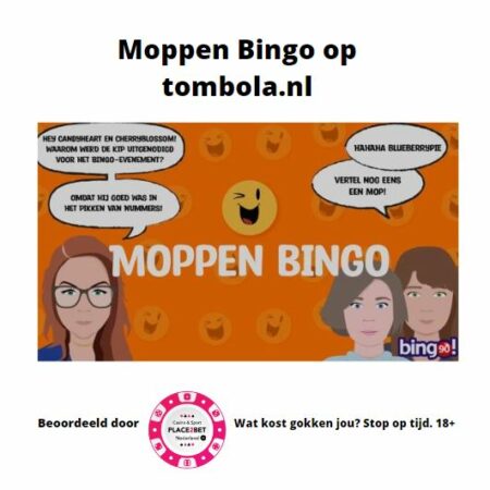 Beleef een hilarische avond bij Tombola met moppen Bingo