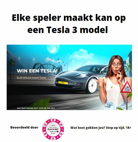 Wil jij de gloednieuwe Tesla Model 3 winnen op 711.nl? Doe mee!
