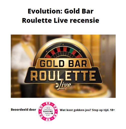 Evolution: Gold Bar Roulette Live