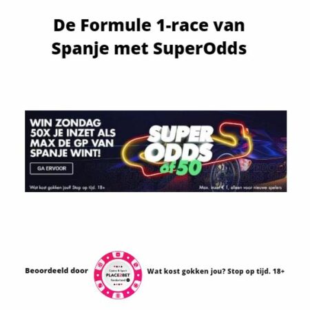 De Formule 1-race van Spanje belooft een spektakel te worden